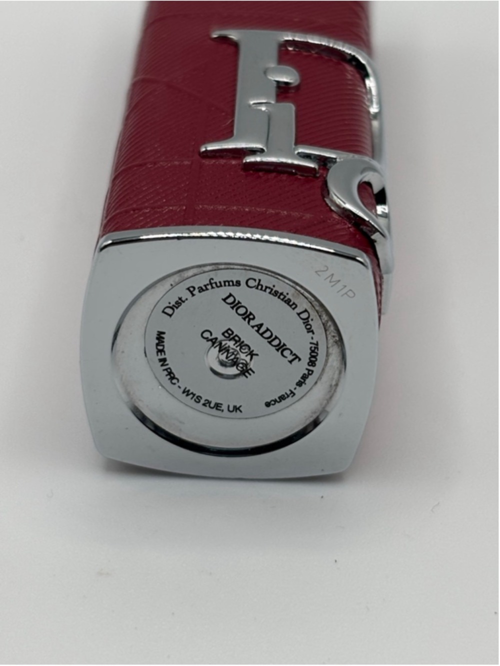 Dior Addict Lipstick Case Brick Cannage Red Refillable Couture - Picture 5 of 5